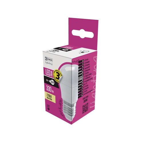 Emos LED sijalica Classic Mini Globe 4W E27 WW ZQ1110 Slike