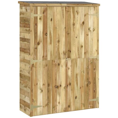 vidaXL Vrtna lopa za orodje 123x45x171 cm trdna borovina, (20958736) Cene