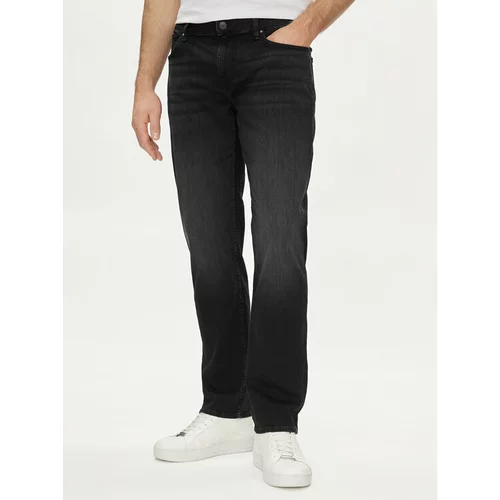 Guess Jeans hlače Angels M4GAN2 D5AX1 Črna Slim Fit