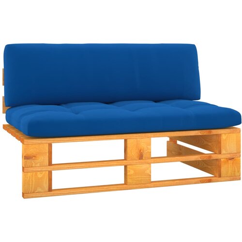  Srednja vrtna sofa od paleta boja meda od impregnirane borovine Cene