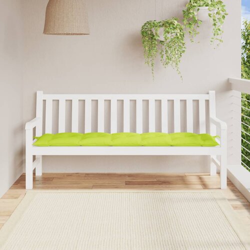 VidaXL Blazina za vrtno klop svetlo zelena 180x50x7 cm oxford tkanina Slike