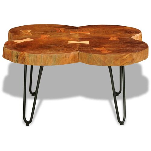 Maison Chic Klubska mizica - kavna mizica - Nizka mizica 35 cm 4 debla trden palisander, (21754029) Cene