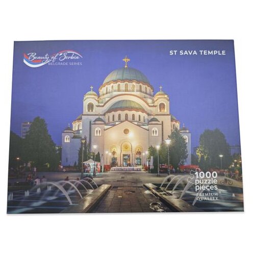Beauty of Serbia puzzle puzzle -hram svetog save 1000 pcs ( 1004 ) Cene
