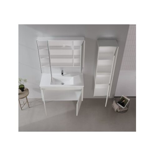 Hanah home Kupatilski ormarić sa umivaonikom i ogledalom (2 komada) Arno 100 764 Cene