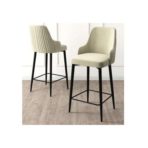 Hanah home Set barskih stolica Enox, 6 dijelova, krem-crna Cijene