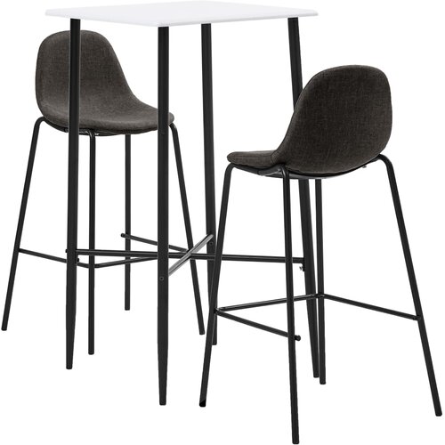 Barska garnitura 3-delna blago temno siva Slike