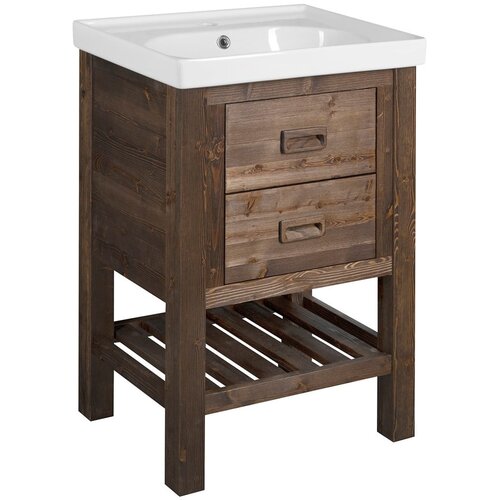 Sapho Rjava omarica brez umivalnika iz masivne smreke 56x83 cm Brand – Cene