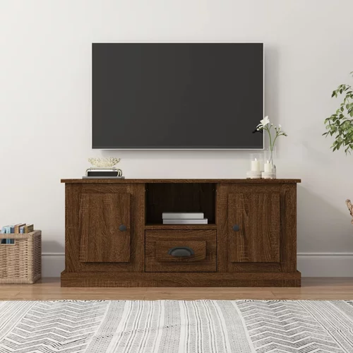 vidaXL TV ormarić boja smeđeg hrasta 100x35 5x45 cm konstruirano drvo