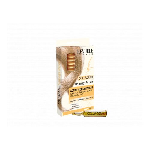 Revuele set ampul za lase - Active Hair Concentrate Collagen + Damage Repair Cene