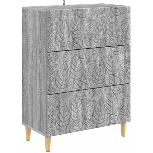  Ormar s ladicama Siva Sonoma 66 x 34,5 x 90 cm Cijene