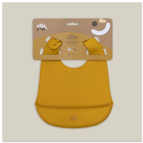 Interbaby Silikonski podbradak za bebe - Earth Ocher Cijene