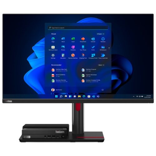 Lenovo monitor 68,6 cm (27,0&amp;quot;) tio 27i 1920x1080 ips 4ms vga hdmi displayport 4xUSB3.2 has sRGB99% thinkcentre, (21582316) Slike
