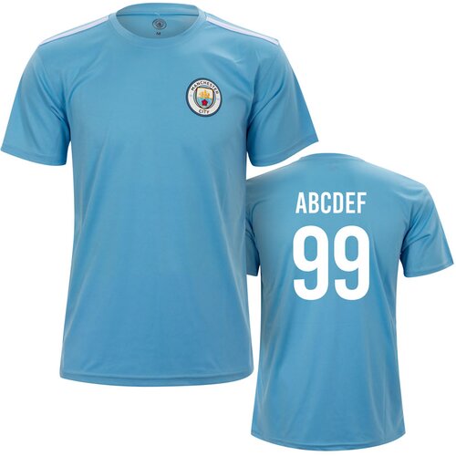 Drugo mu&amp;scaron;ka Manchester City N&amp;deg;1 Poly trening majica dres (tisak po želji +16&amp;euro;) Slike