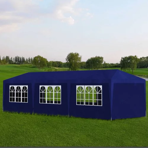 Šator za zabave 3 x 9 m plavi