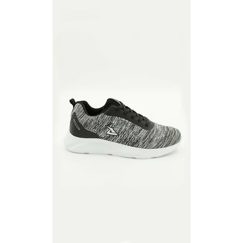 Riccon Unisex Black and White Sneakers 0012355