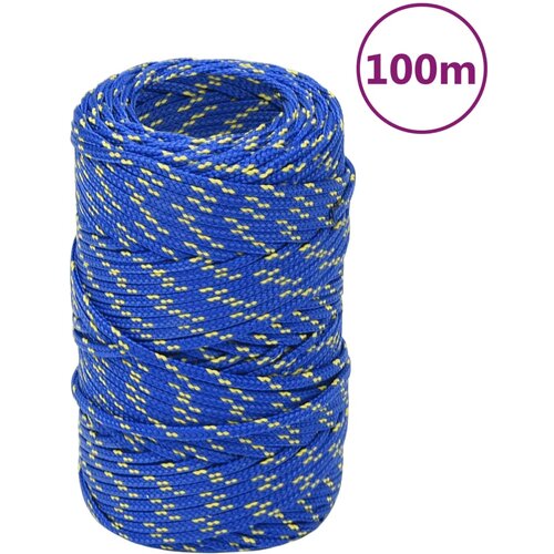 vidaXL Vrv za čoln moder 2 mm 100 m polipropilen Cene
