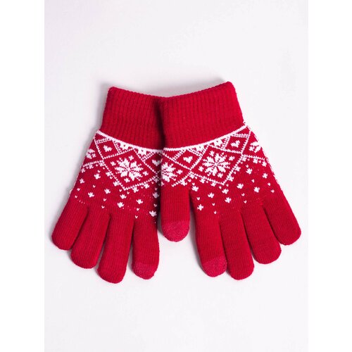 Yoclub Kids's Girl's Five-Finger Touchscreen Gloves -0019G-AA5C-003 Slike