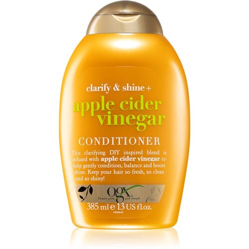 OGX Apple Cider Vinegar čistilni balzam za sijaj in mehkobo las 385 ml Slike