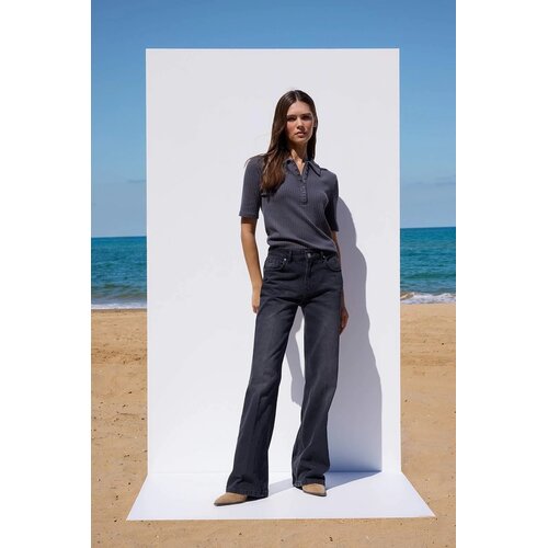 TRENDYOLMILLA ženski pantalone Twoaw26Je00219, crna Cene
