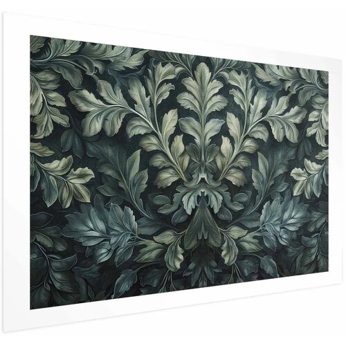  Plakat - Victorian Leaves in Dark Greens 30x21 Bez okvira s margom Cijene