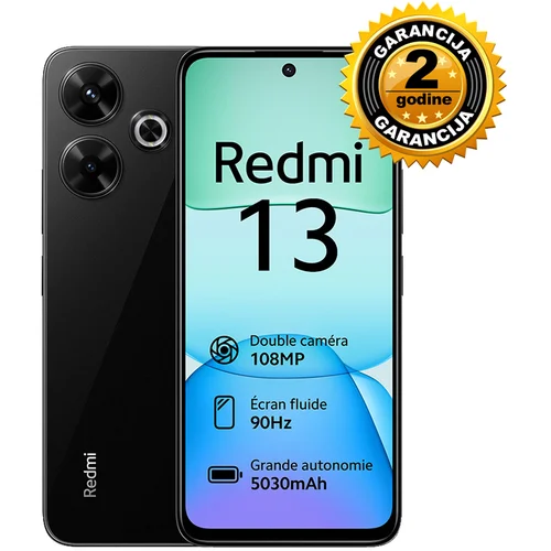 XIAOMI REDMI 13 8+128GB MIDNIGHT BLACK EU