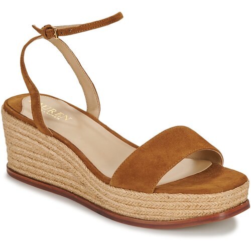Polo Ralph Lauren LEONA-ESPADRILLES-WEDGE Smeđa Slike