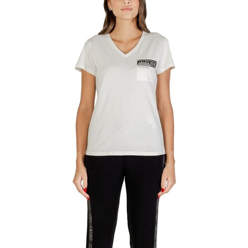 Liu Jo ECS T-SHIRT M/C TF5167 JS923 Bijela Slike