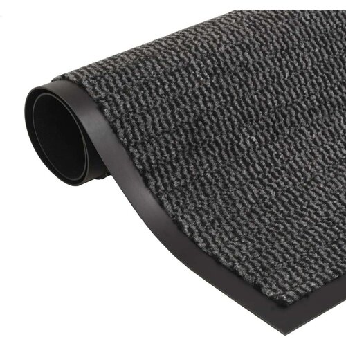 vidaXL Otirači za prašinu 2 kom pravokutni čupavi 60 x 90 cm antracit Cene