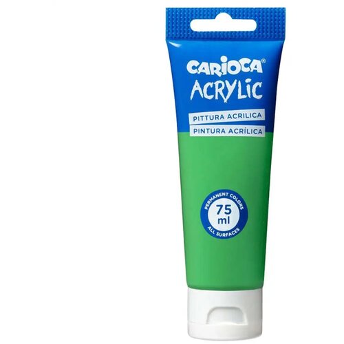 Carioca Akrilna barva 75 ml v živo zeleni barvi - Cene