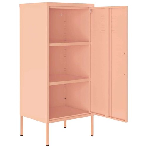 VidaXL Omara za shranjevanje roza 42,5x35x101,5 cm jeklo Slike