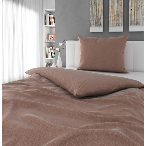 Novel posteljnina 140/200 cm saten roza Slike