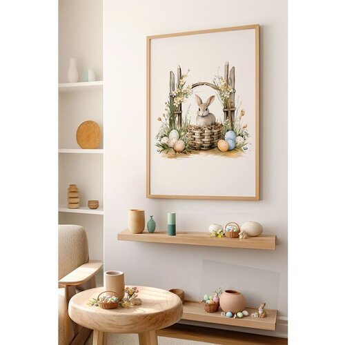 WALLXPERT Arteastermodel64-3348 Vi&scaron;enamenska Dekorativna Slika u Ram Cene