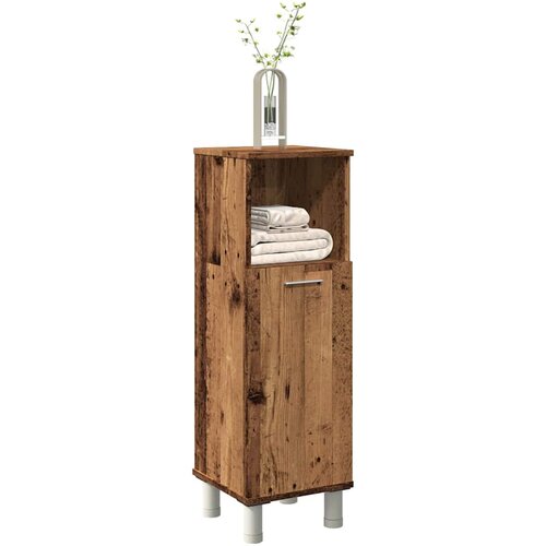 vidaXL Kopalniška omarica starinski les 30x30x95 cm iverna plošča Cene