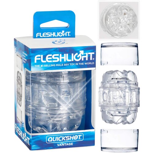 Fleshlight Toys Masturbator Fleshlight Quickshot Vantage, prozirni Cene