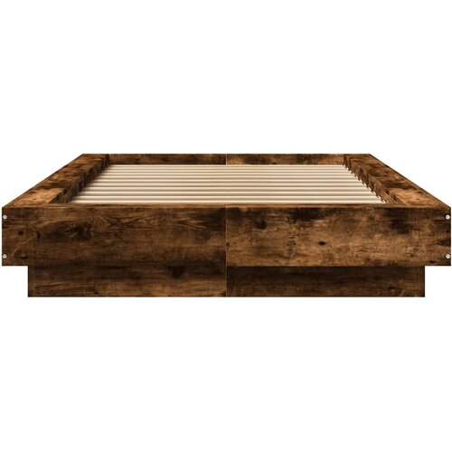  Okvir za krevet s LED svjetlima 75x190 cm od konstruiranog drva Slike