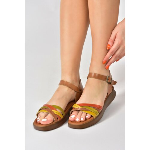Fox Shoes Multi Genuine Leather Women's Daily Sandals Cene