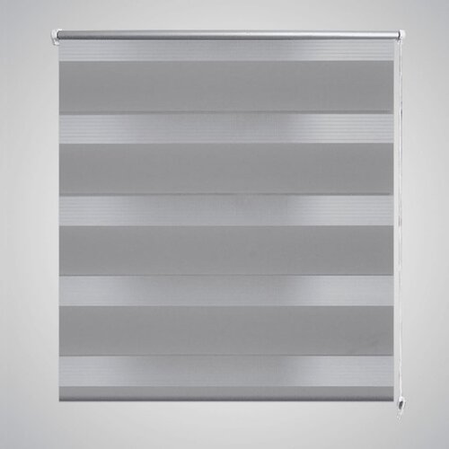 vidaXL črtasti zebra rolo / senčilo velikost 80 x 150 cm siva barva, (20597393) Cene
