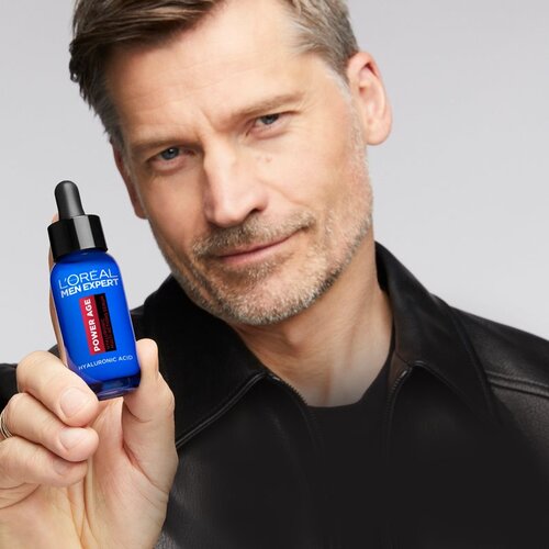 L&amp;acute;Or&amp;eacute;al Paris Men Expert Power Age Hyaluronic Multi-Action Serum serum za obraz 30 ml za mo&amp;scaron;ke Slike