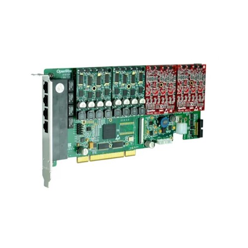 OpenVox A1610P pci voip 16-portna asterisk kartica (4 slota za FXO400 / FXS400 module) Slike