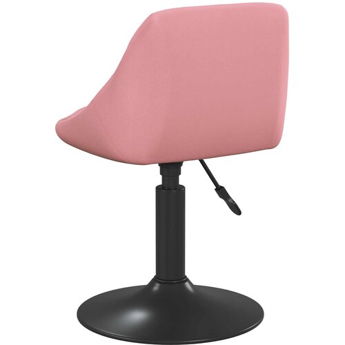  stolica Ružičasta 46 x 44 x (62.5-77.5) cm Umjetna koža Slike