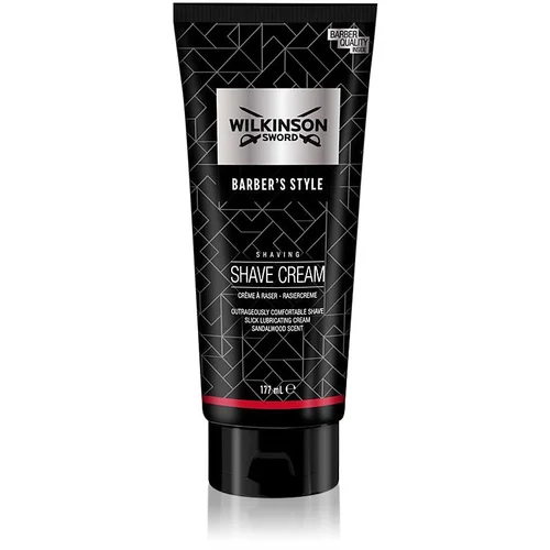 Wilkinson Sword Barbers Style Shave Cream krema za brijanje za muškarce 177 ml