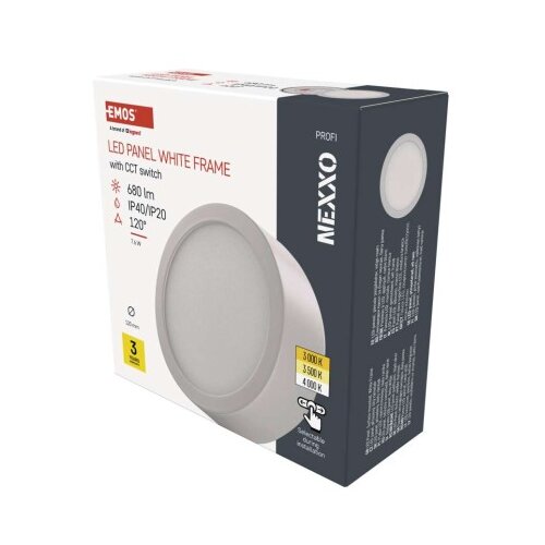  LED svetilo nadometno NEXXO, okroglo, belo, 7,6W, nastavljiva CCT Cene