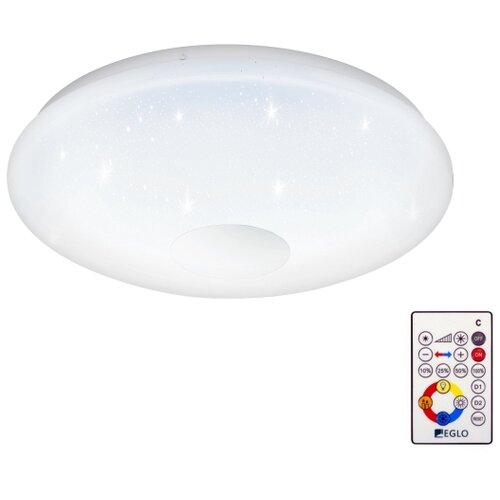 Eglo voltago2 plafonjera/1, led, 20w, 2500lm, prom 375, sa daljinskim 2700k-5000k, bijela Cene