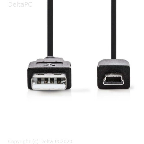 Nedis USB 2.0 Kabel A Muski - Mini 5-pin Muski 2.0 m Crni Cijene