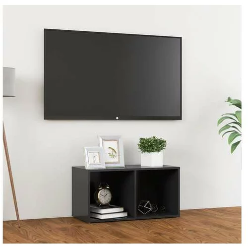  TV omarica siva 72x35x36,5 cm iverna plošča