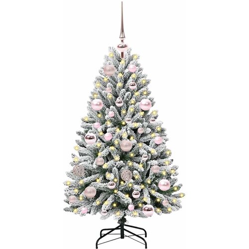  Umjetno božićno drvce 120 cm 150 LED lampica Topla bijela Slike