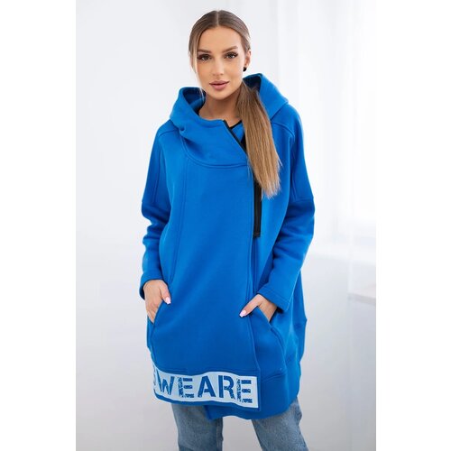 Kesi Insulated sweatshirt with zipper blue-purple Cene