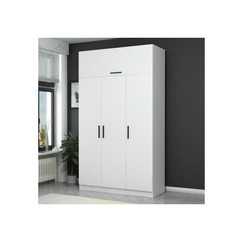 Hanah home Ormar Kale 255, 135x255x52 cm, Bijeli Slike