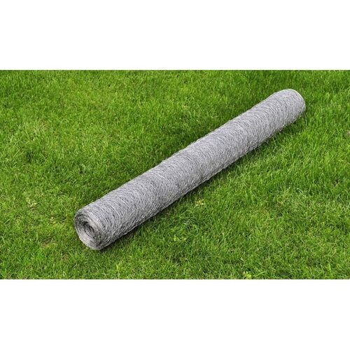 vidaXL Zicna ograja pocinkano jeklo 25x0,75 m srebrna Cene