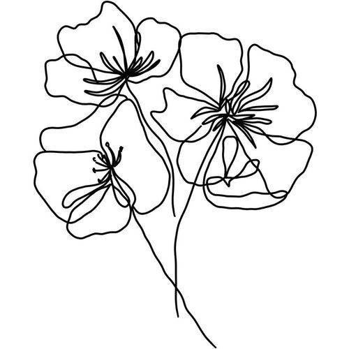Veronika Boulová Plakat na kakovostnem papirju Flowers, 29 x 41 cm Cene